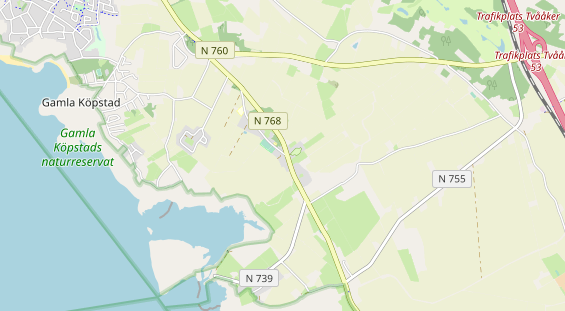 Aire camping-car sur la carte