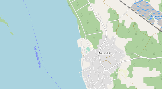 Area di sosta per camper sulla carta