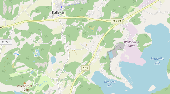 Aire camping-car sur la carte