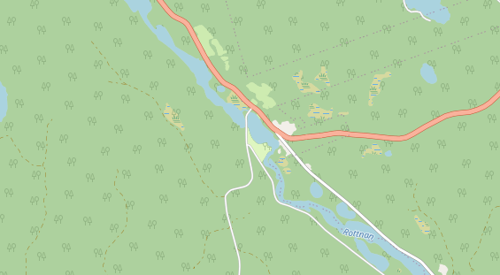 Area di sosta per camper sulla carta