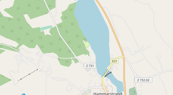 Área para autocaravana en la tarjeta