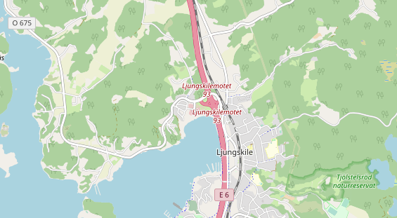 Area di sosta per camper sulla carta