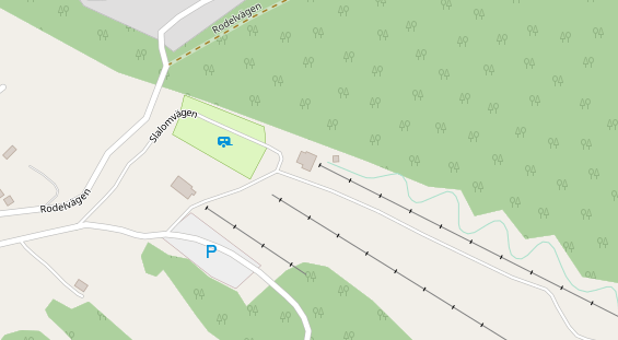 Stellplatz auf Satellitenbild