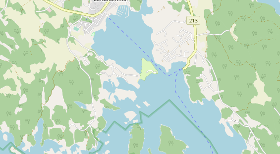 Area di sosta per camper sulla carta