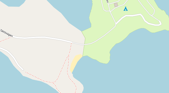 Stellplatz auf Satellitenbild