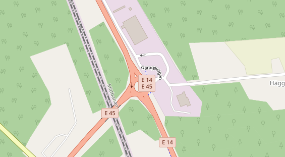 Stellplatz auf Satellitenbild