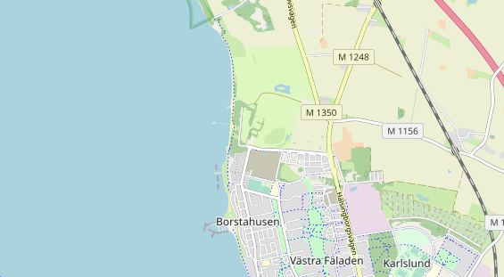 Área para autocaravana en la tarjeta