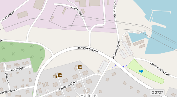 Stellplatz auf Satellitenbild