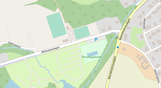 Stellplatz auf Satellitenbild