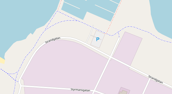 Stellplatz auf Satellitenbild