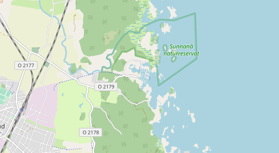 Área para autocaravana en la tarjeta