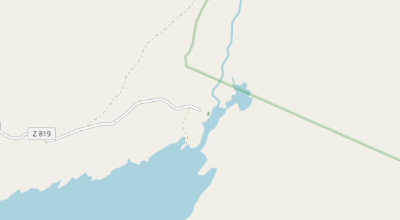 Area di sosta per camper sulla carta