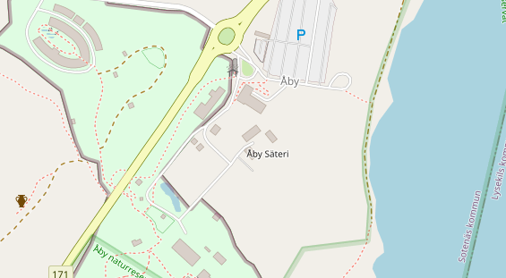 Stellplatz auf Satellitenbild