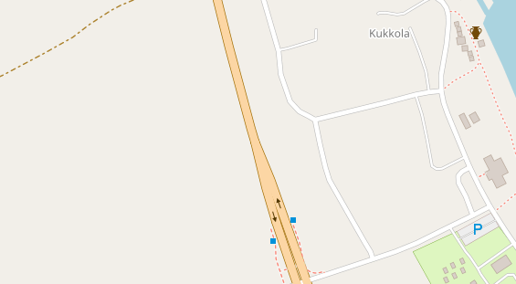 Stellplatz auf Satellitenbild