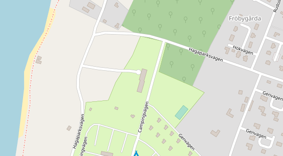 Stellplatz auf Satellitenbild