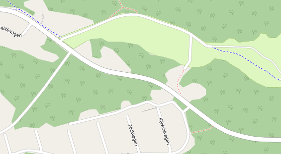 Stellplatz auf Satellitenbild