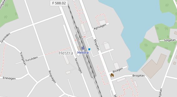 Stellplatz auf Satellitenbild