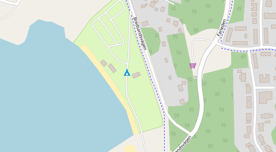 Stellplatz auf Satellitenbild