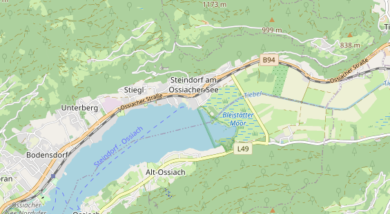 Aire camping-car sur la carte