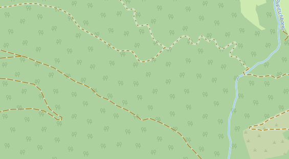 Stellplatz auf Satellitenbild