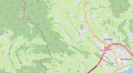Aire camping-car sur la carte