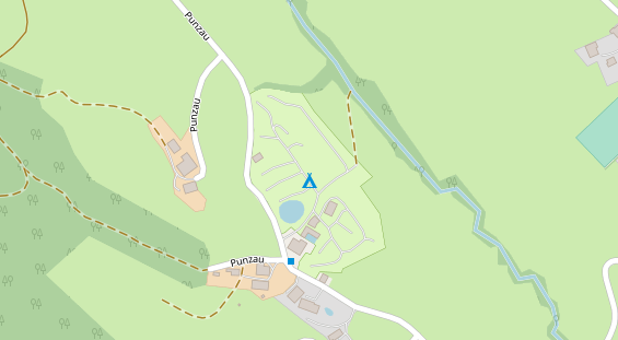 Stellplatz auf Satellitenbild