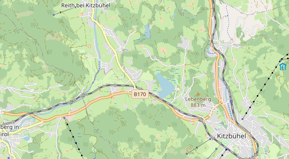 Area di sosta per camper sulla carta