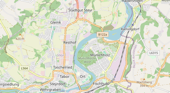 Aire camping-car sur la carte