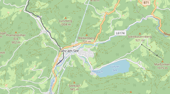 Área para autocaravana en la tarjeta