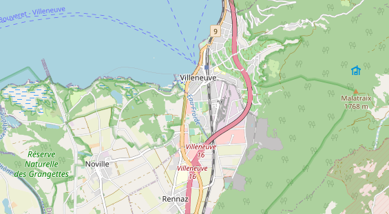 Área para autocaravana en la tarjeta