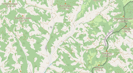 Área para autocaravana en la tarjeta