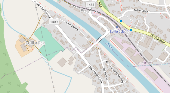 Stellplatz auf Satellitenbild