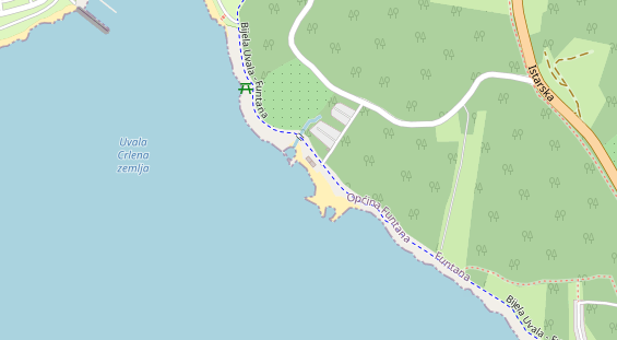 Stellplatz auf Satellitenbild