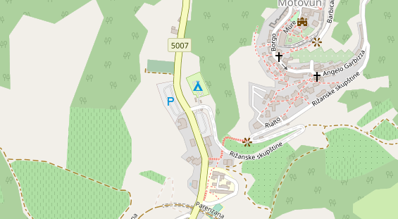 Stellplatz auf Satellitenbild