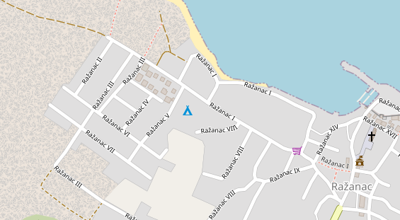 Stellplatz auf Satellitenbild