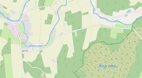 Area di sosta per camper sulla carta