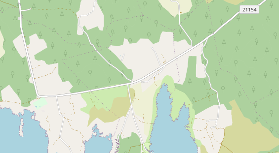 Aire camping-car sur la carte