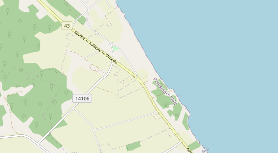 Área para autocaravana en la tarjeta