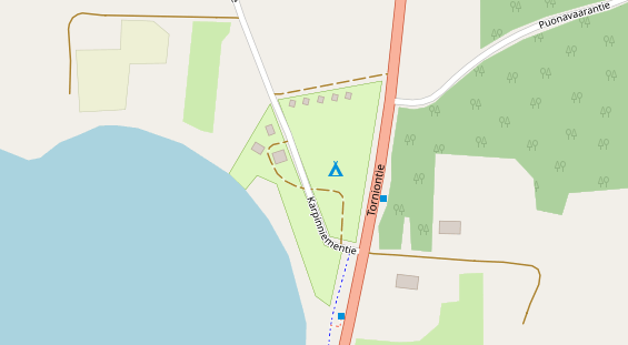 Stellplatz auf Satellitenbild