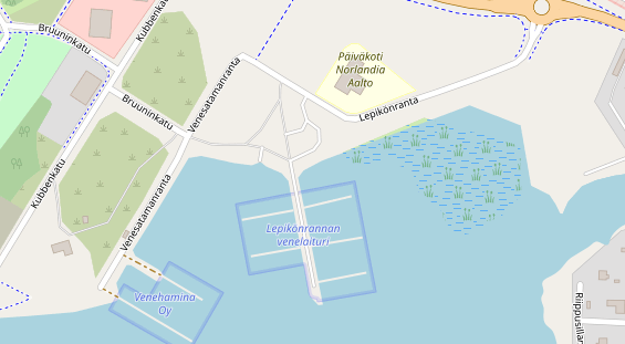 area sosta camper auf Karte