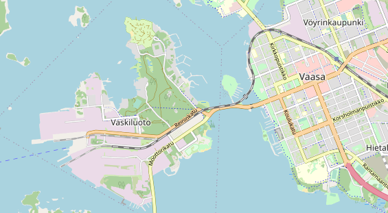 Área para autocaravana en la tarjeta