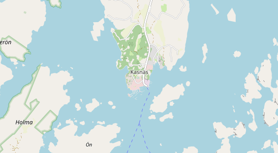 Area di sosta per camper sulla carta