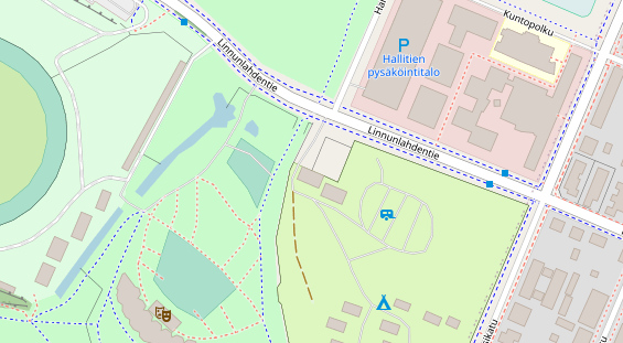 área camper auf Karte