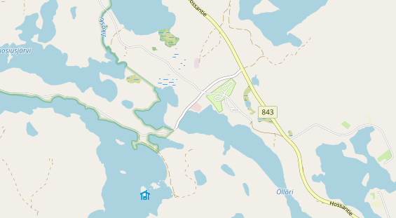 Aire camping-car sur la carte