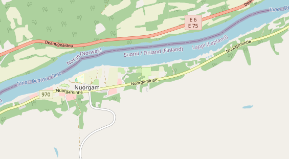 Area di sosta per camper sulla carta