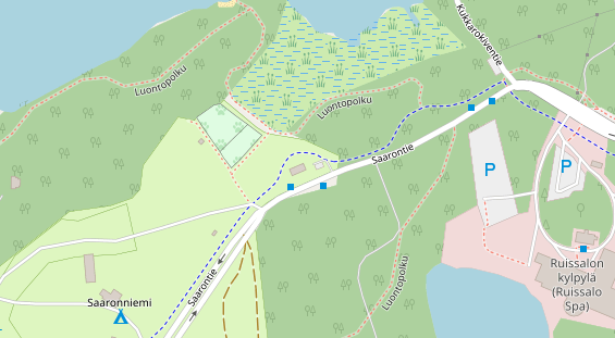 aire de camping-car auf Karte