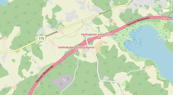 Área para autocaravana en la tarjeta