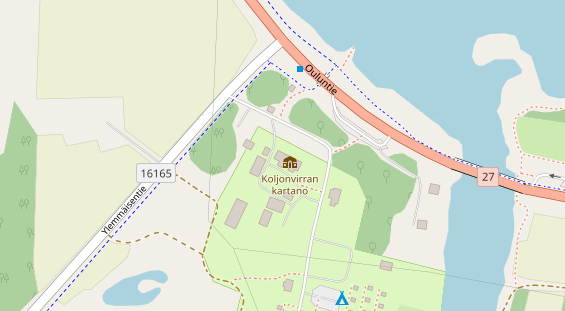 Stellplatz auf Satellitenbild