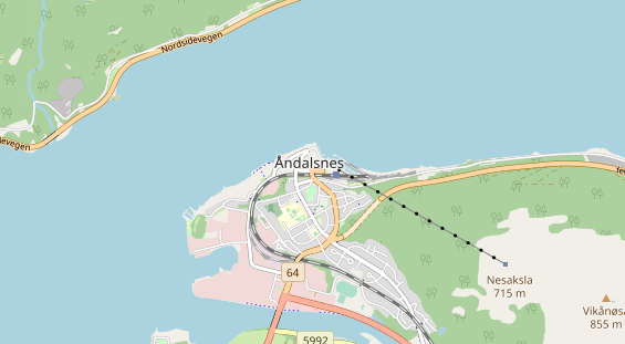 Área para autocaravana en la tarjeta