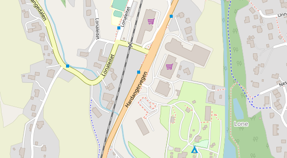 RV parking auf Karte